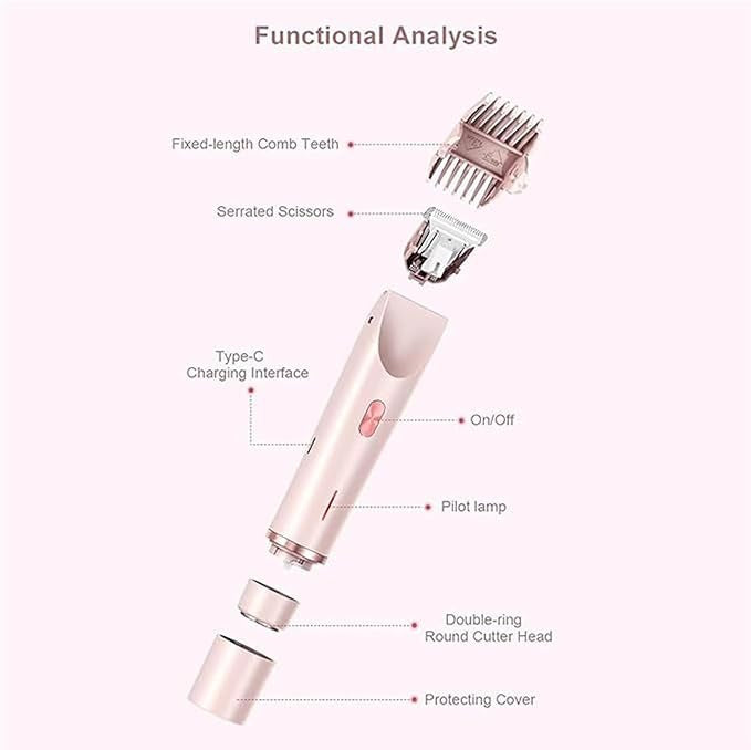 2 in 1 Women Body Shaver