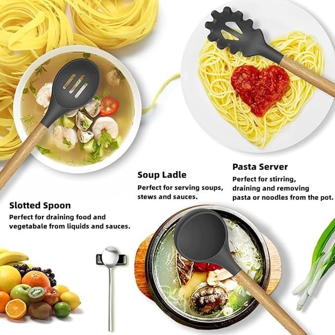 12 Pcs Cooking Utensils Set - Aleenext