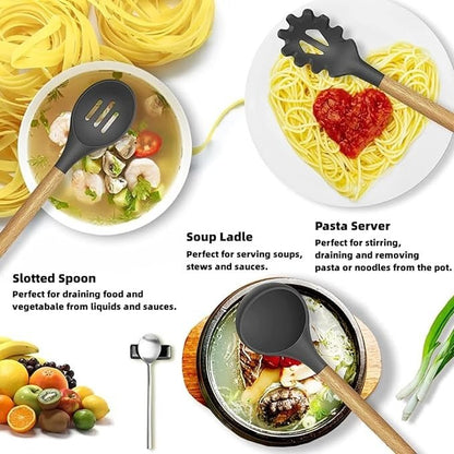 12 Pcs Cooking Utensils Set - Aleenext