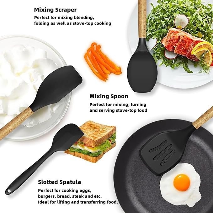 12 Pcs Cooking Utensils Set - Aleenext