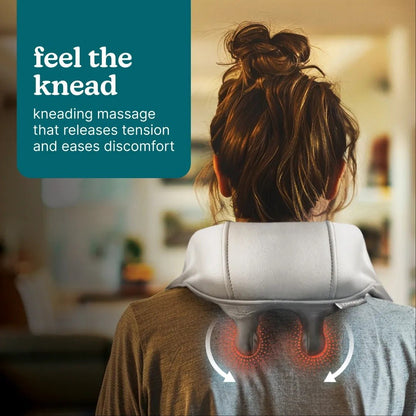 3D Kneading Neck & Back Massager – Deep Tissue Pain Relief - Aleenext