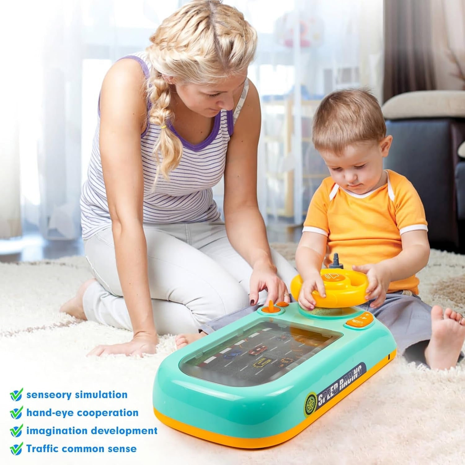 Car Racing Adventure – Interactive Driving Toy for Kids - Aleenext