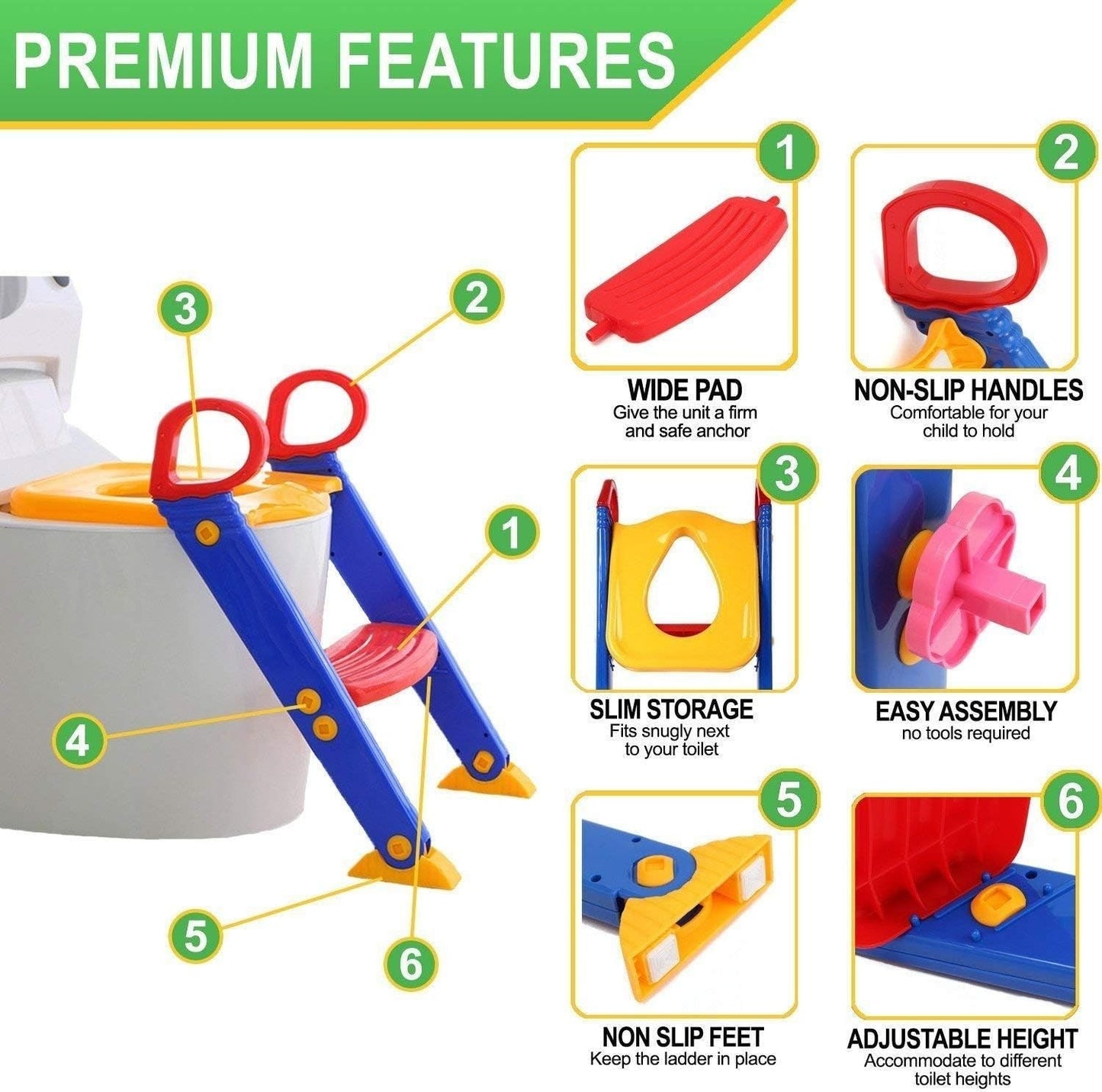Children Toilet Ladder - Aleenext