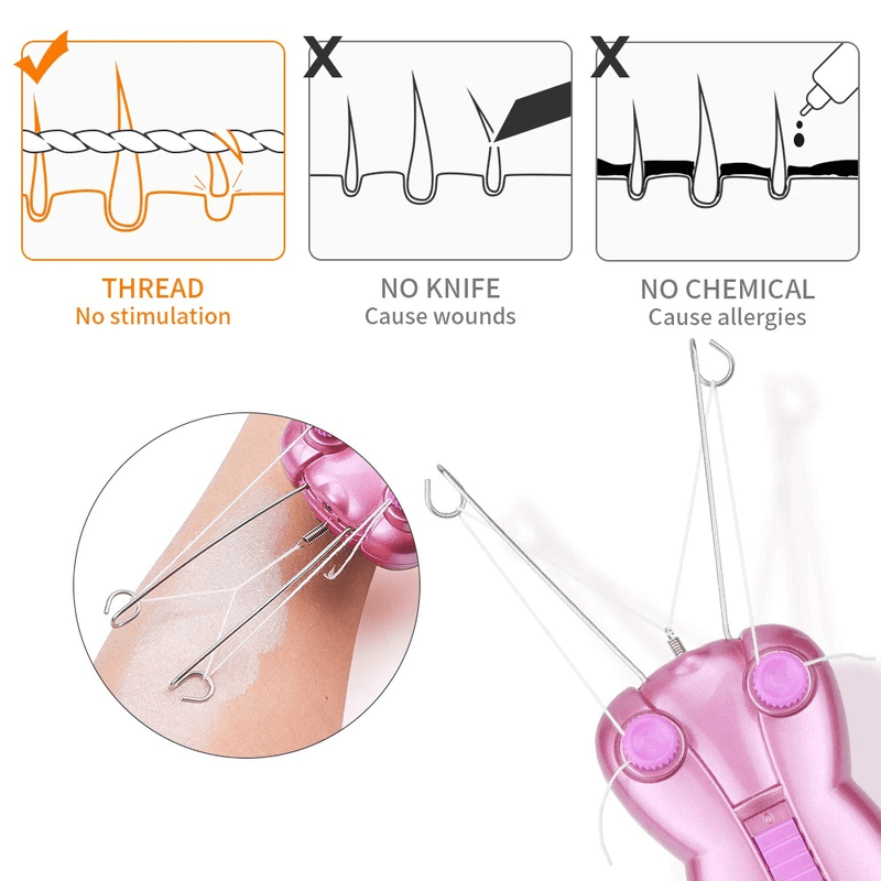 Electric Facial Threading Hair Removal - Aleenext