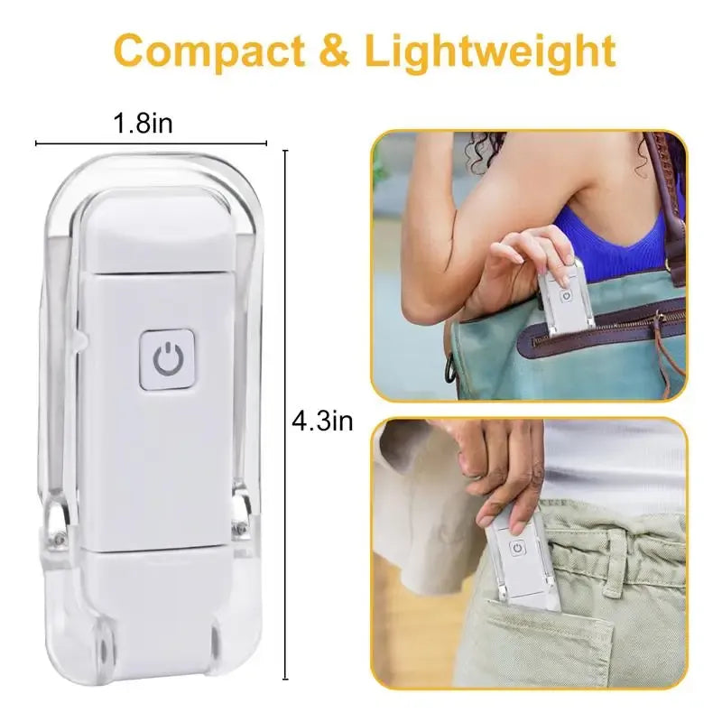 Portable Clip-On Book Light