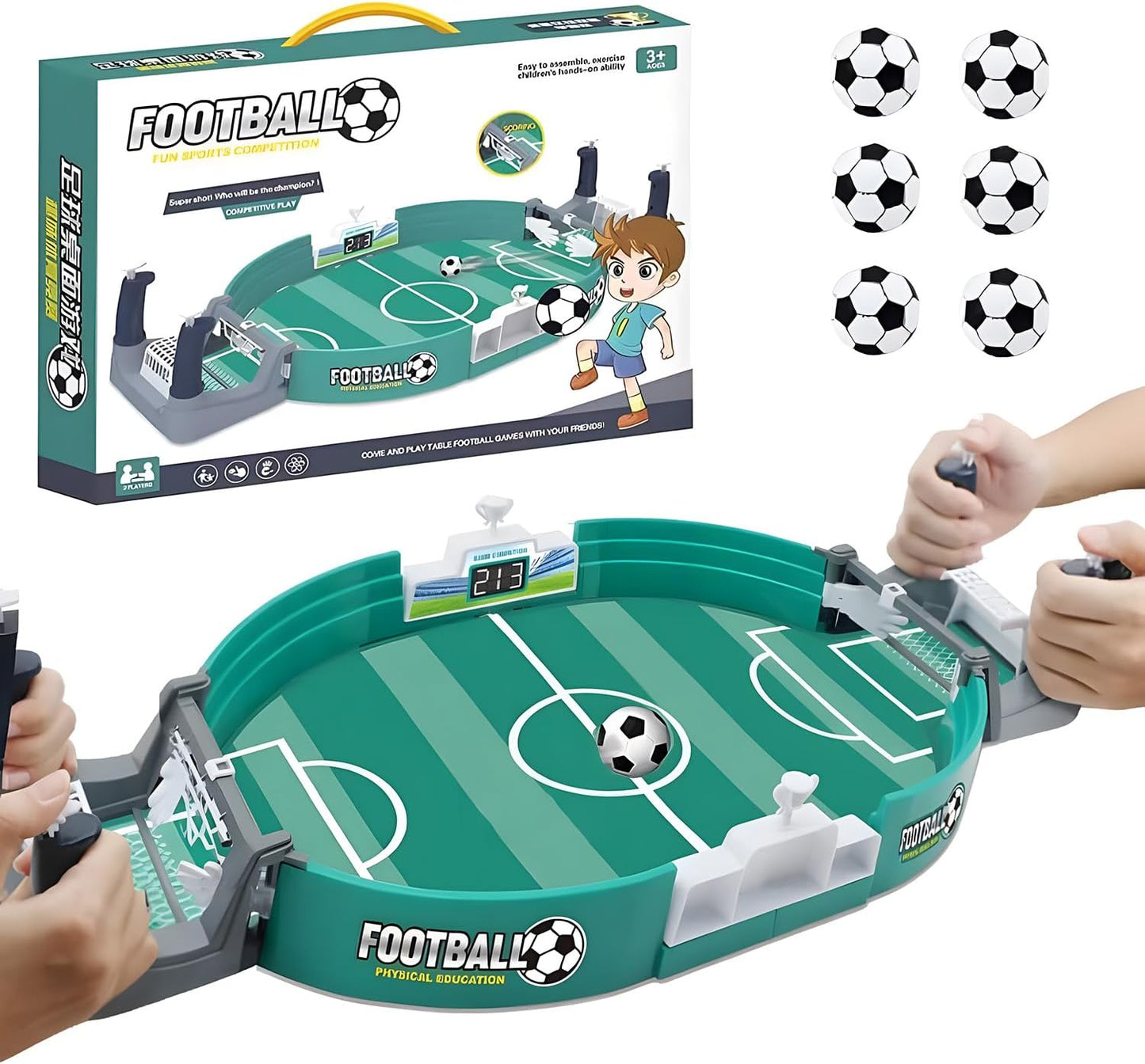 Mini Foosball Table Game ⚽ - Aleenext