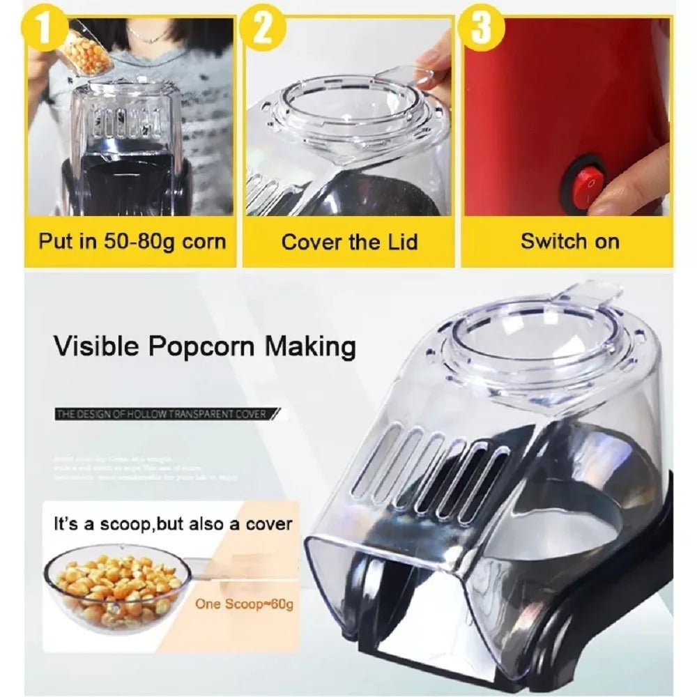 Mini Popcorn Machine - Aleenext