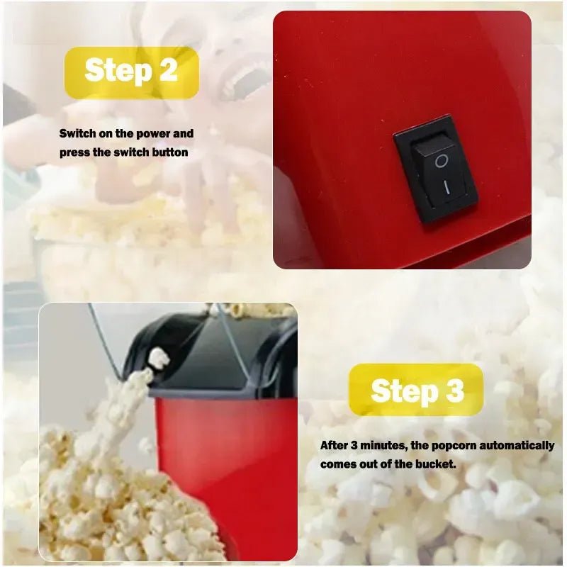 Mini Popcorn Machine - Aleenext