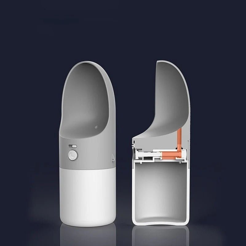 Pet Drinking Cup Pet Water Bottle Convenient Easy To Use Splash - Proof Splash - Proof One - Key Lock ABS Standard - Aleenext