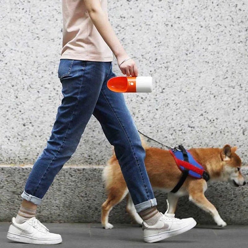 Pet Drinking Cup Pet Water Bottle Convenient Easy To Use Splash - Proof Splash - Proof One - Key Lock ABS Standard - Aleenext