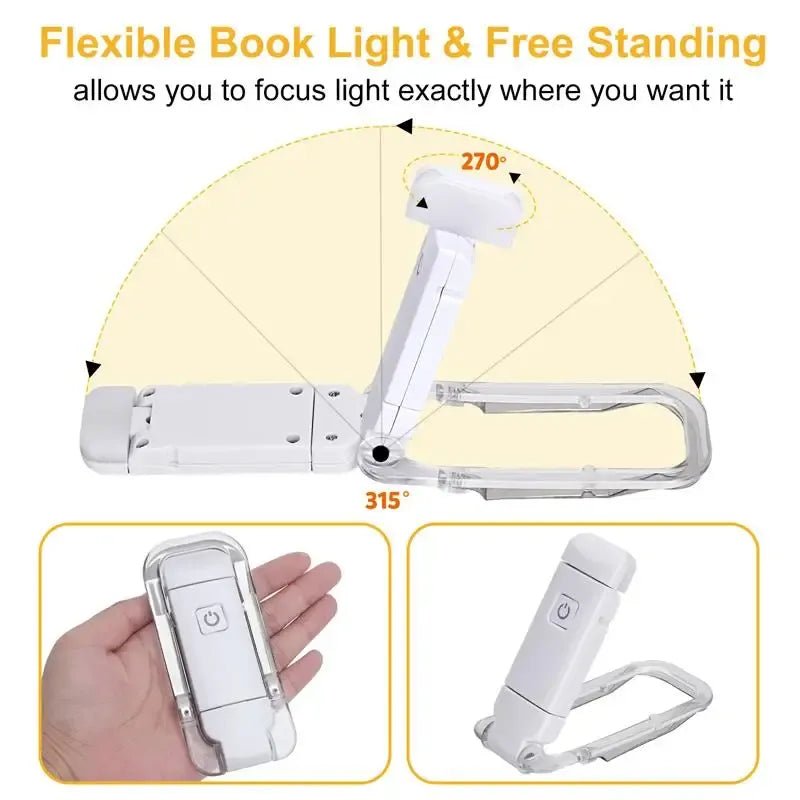 Portable Clip - On Book Light - Aleenext