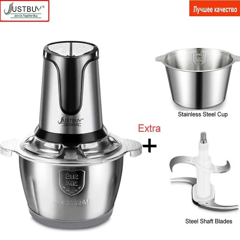 Stainless Steel Food Chopper - Aleenext