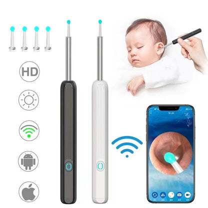 Wireless Earwax Removal Kit with HD Otoscope - Aleenext