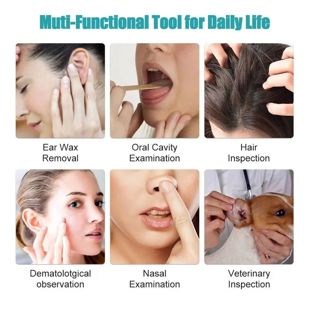 Wireless Earwax Removal Kit with HD Otoscope - Aleenext